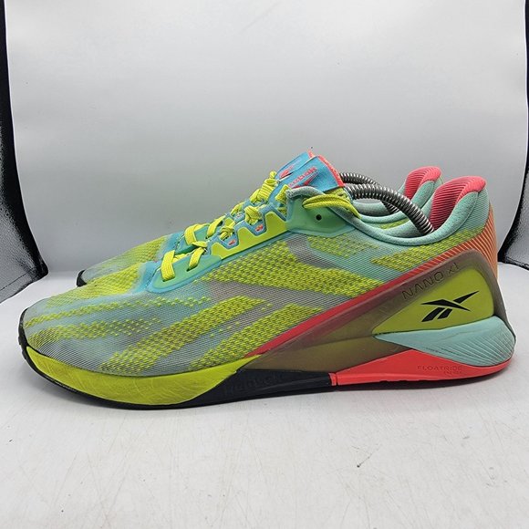 Reebok Nano X1 Mens 11 Training Running Shoes Sneakers Aciyel Pixmin GZ8947 main image 10